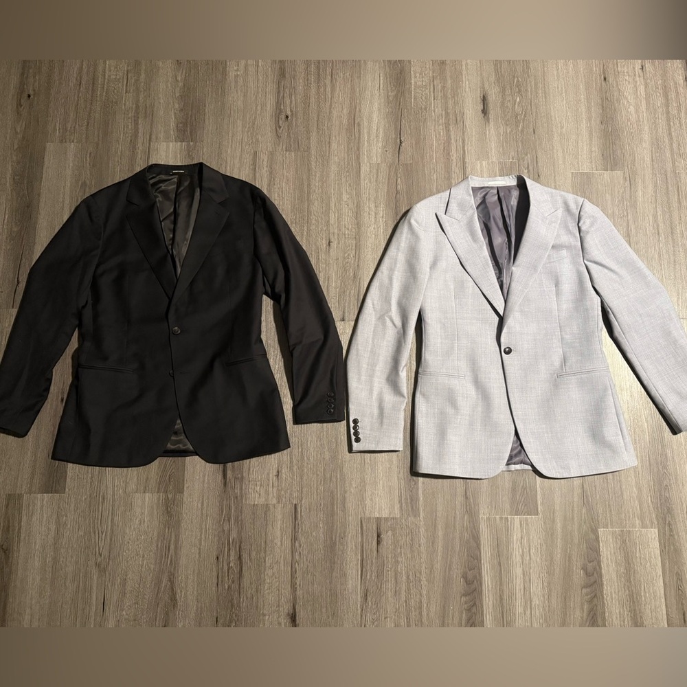 Reiss Black and Gray Blazers